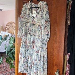 Floral boho dress. Opt, size M